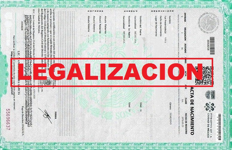 LEGALIZACIÓN DE ACTAS DE CDMX CIUDAD DE MÉXICO LEGALIZACIÓN DE ACTAS DEL ESTADO DE MÉXICO